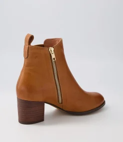 Sedna New Tan Choc Leather Chelsea Boots