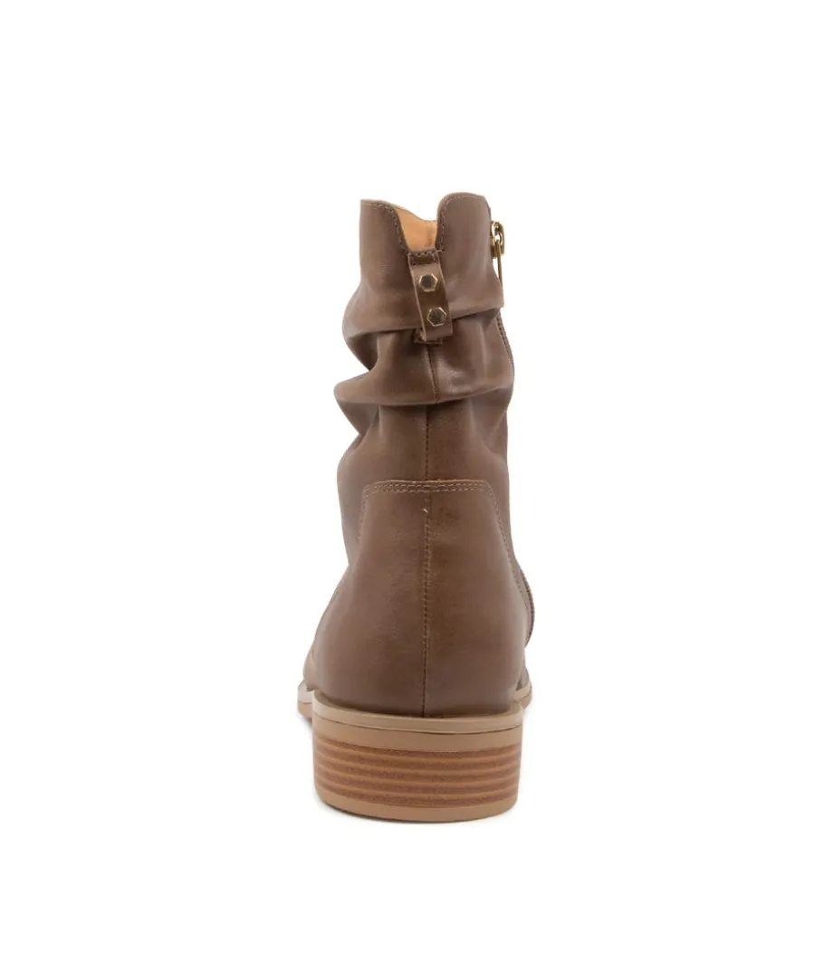 Selma Xf Taupe Leather