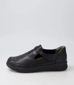 Seras Xf Black Leather Sneakers