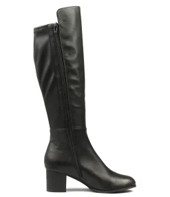 Setley Black Lea-Stretch