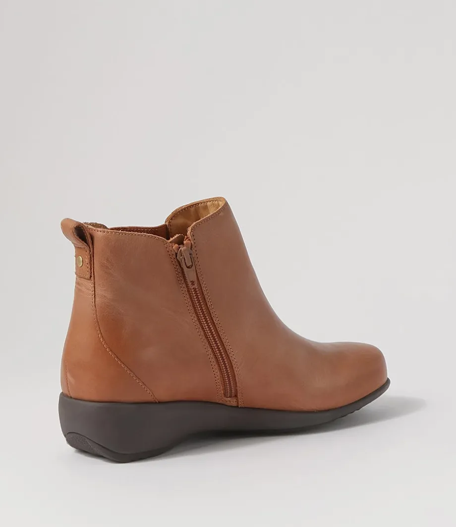 Shanghai Xf Tan Choc Leather Chelsea Boots