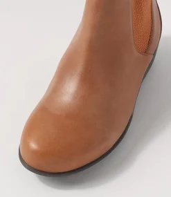 Shanghai Xf Tan Choc Leather Chelsea Boots