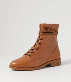 Sherril Xf Tan Leather Ankle Boots