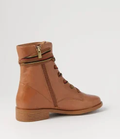 Sherril Xf Tan Leather Ankle Boots