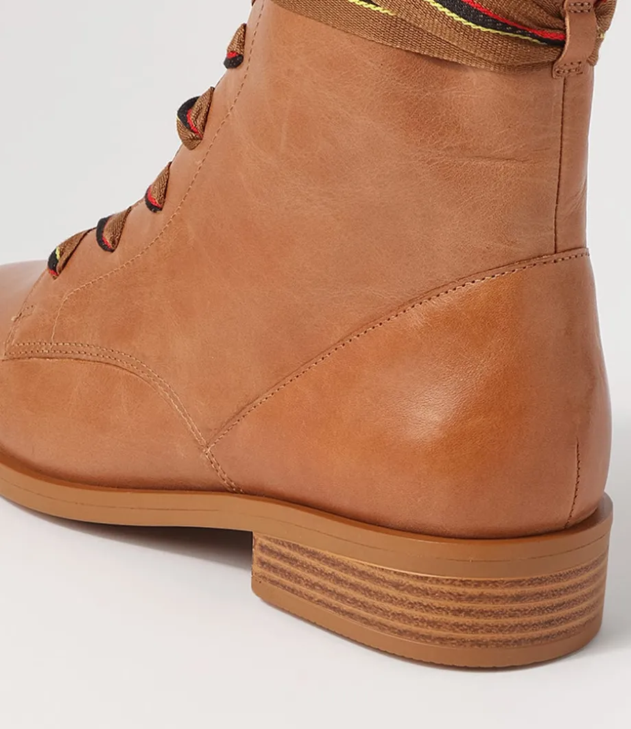 Sherril Xf Tan Leather Ankle Boots