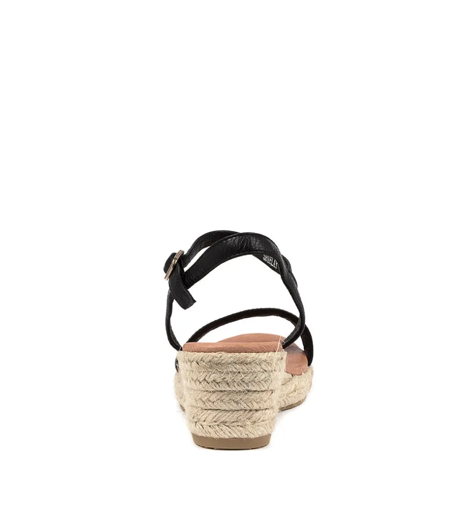 Shielay Lrg Black Leather