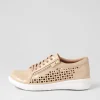 Shovo Xf Latte Wrinkle Patent Sneakers