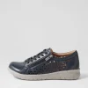 Shovo Xf Navy Misty Leather Sneakers