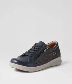 Shovo Xf Navy Misty Leather Sneakers