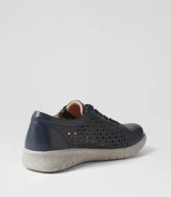 Shovo Xf Navy Misty Leather Sneakers