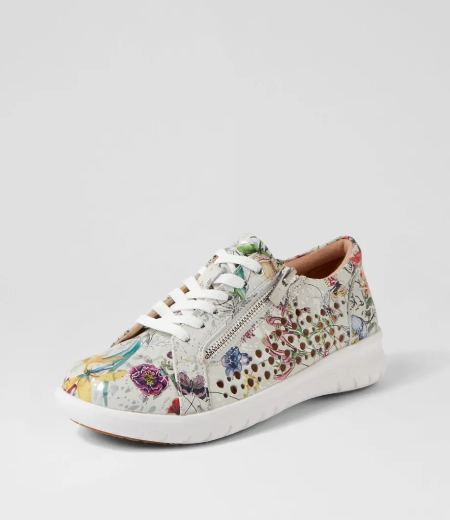 Shovo Xf White Fields Leather Sneakers
