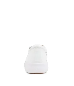 Shovo Xf White Wrinkle Patent Sneakers