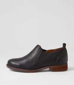 Sienna 43 Black Leather Loafers