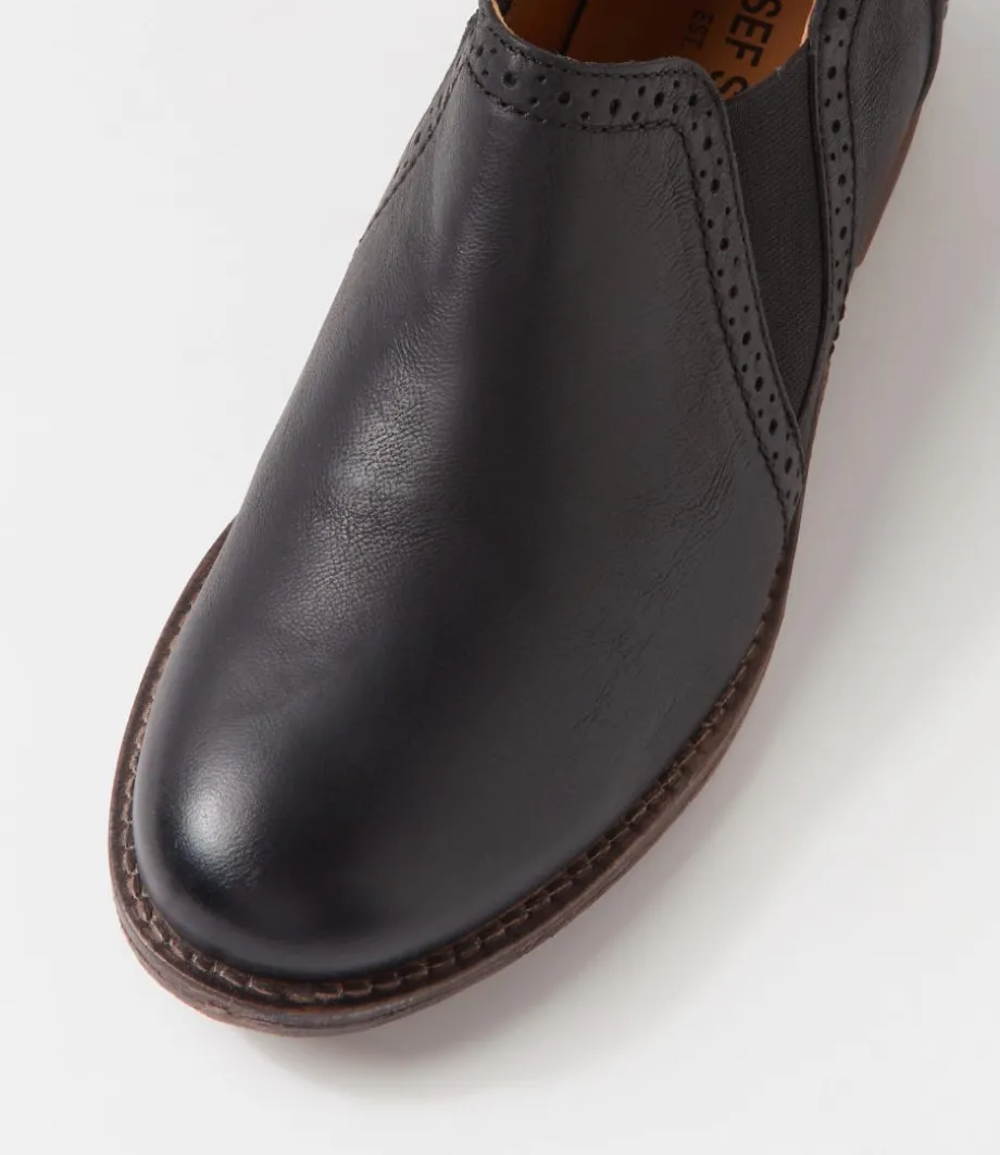 Sienna 43 Black Leather Loafers