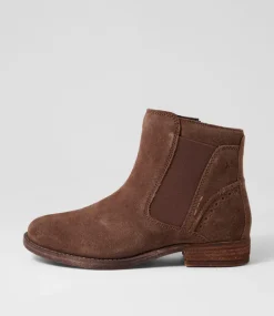 Sienna 35 Taupe Leather Chelsea Boots