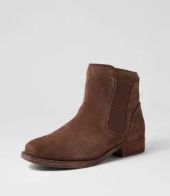 Sienna 35 Taupe Leather Chelsea Boots