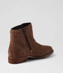 Sienna 35 Taupe Leather Chelsea Boots