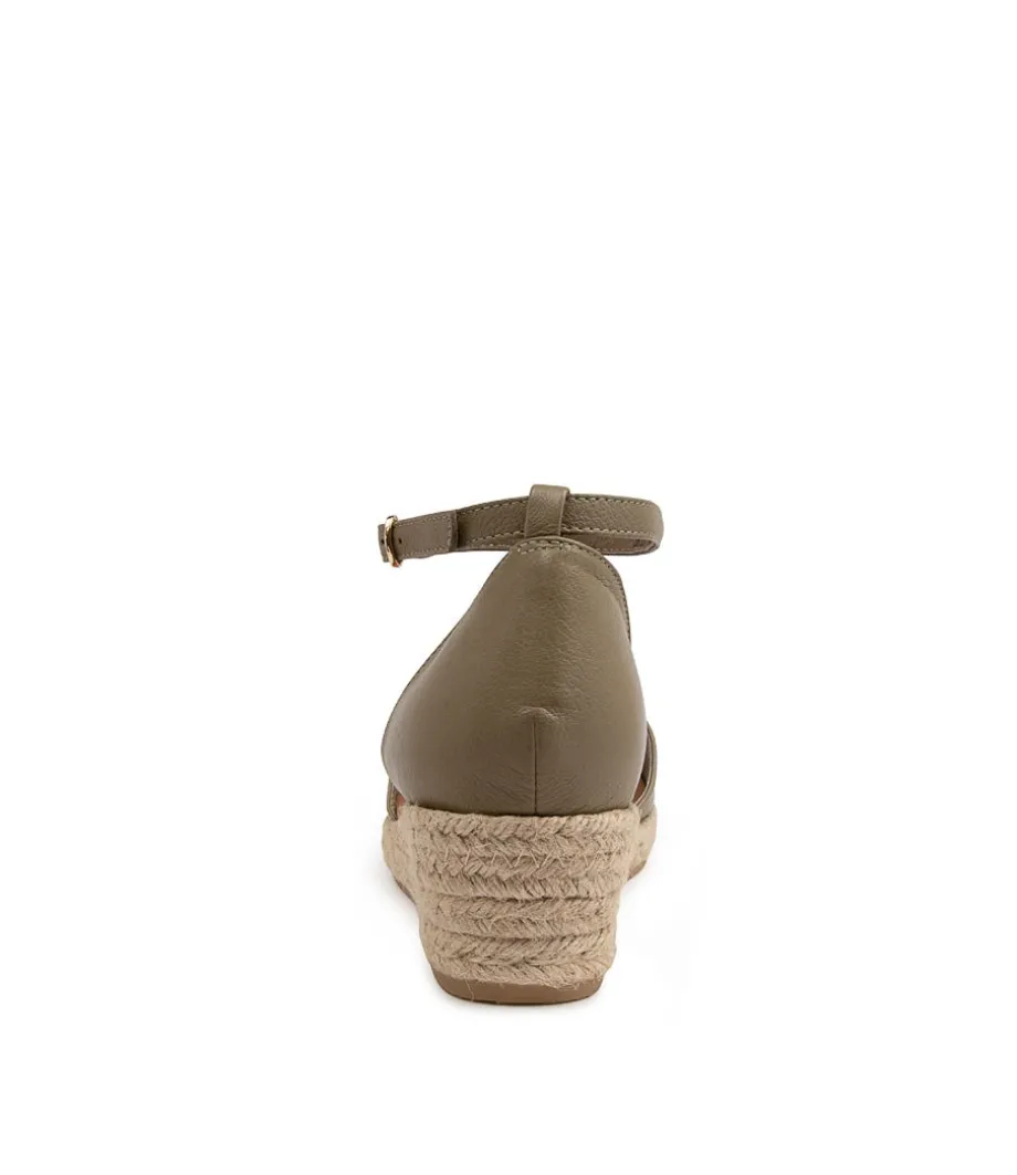 Skip Lrg Khaki Leather