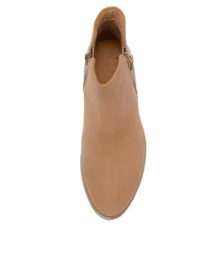 Skylars Xf Latte Leather Ankle Boots