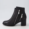 Slaine Black Leather Chelsea Boots
