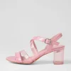 Slava Pink Heel Multi Sandals