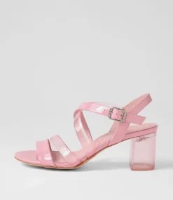 Slava Pink Heel Multi Sandals