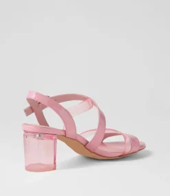 Slava Pink Heel Multi Sandals