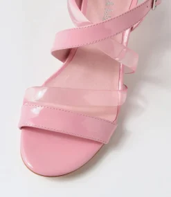 Slava Pink Heel Multi Sandals