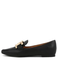 Socoro Black Leather Loafers