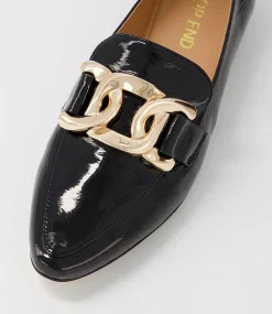 Socoro Black Patent Leather Loafers