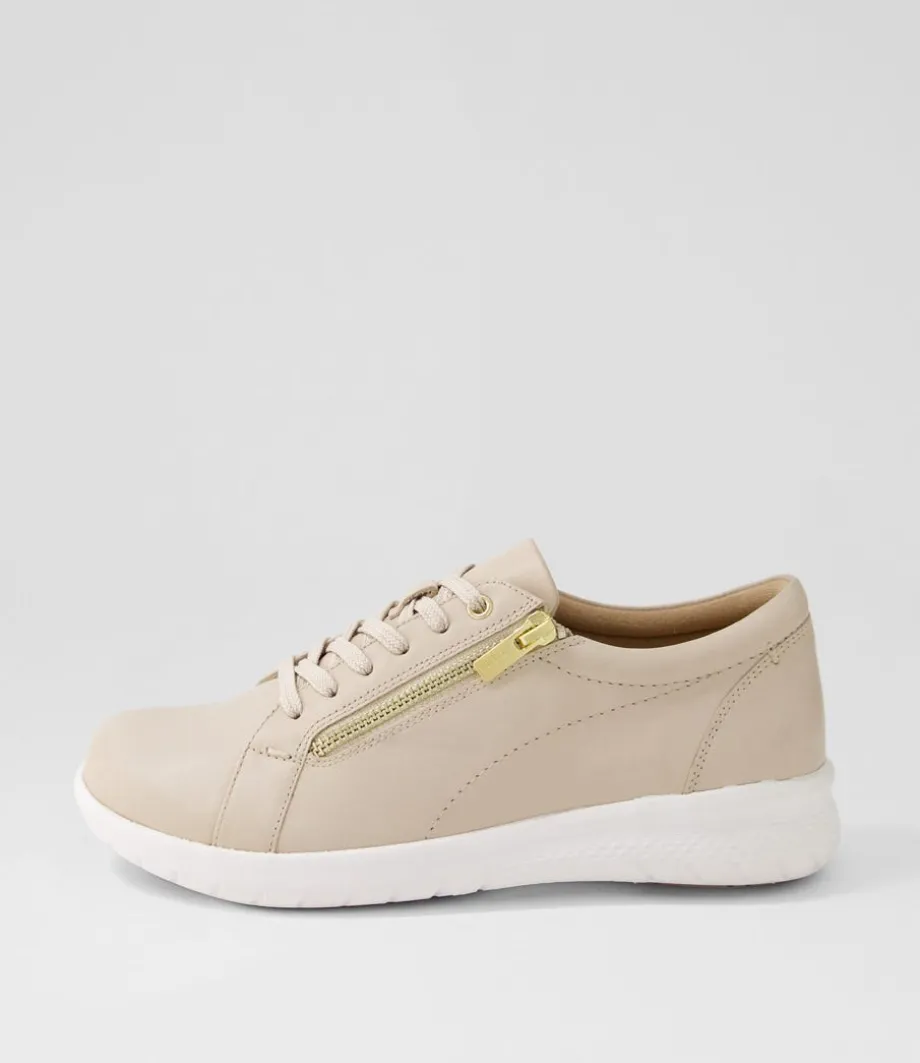 Solar Xf Almond Leather Sneakers