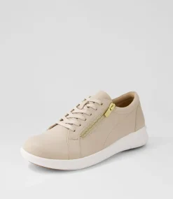 Solar Xf Almond Leather Sneakers