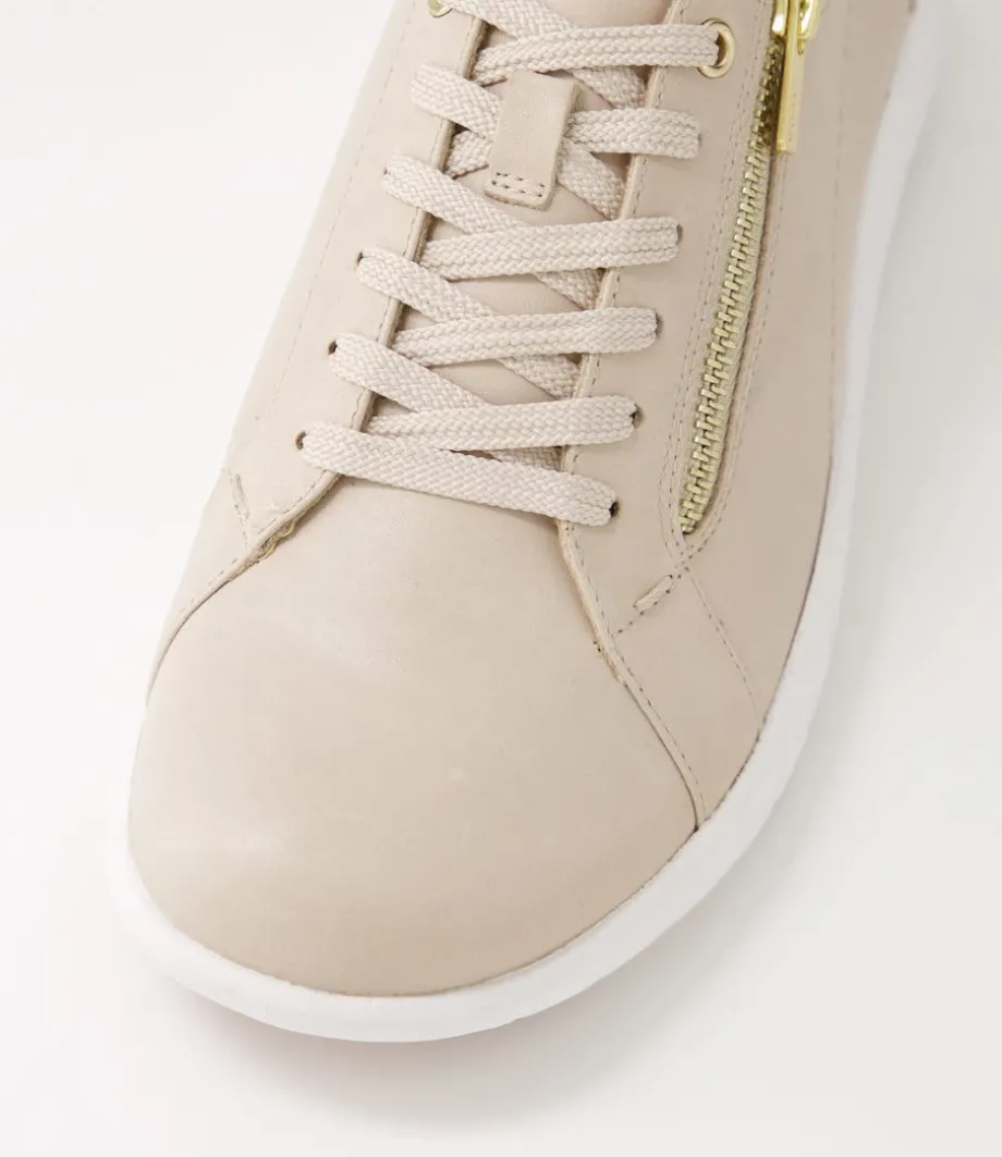 Solar Xf Almond Leather Sneakers