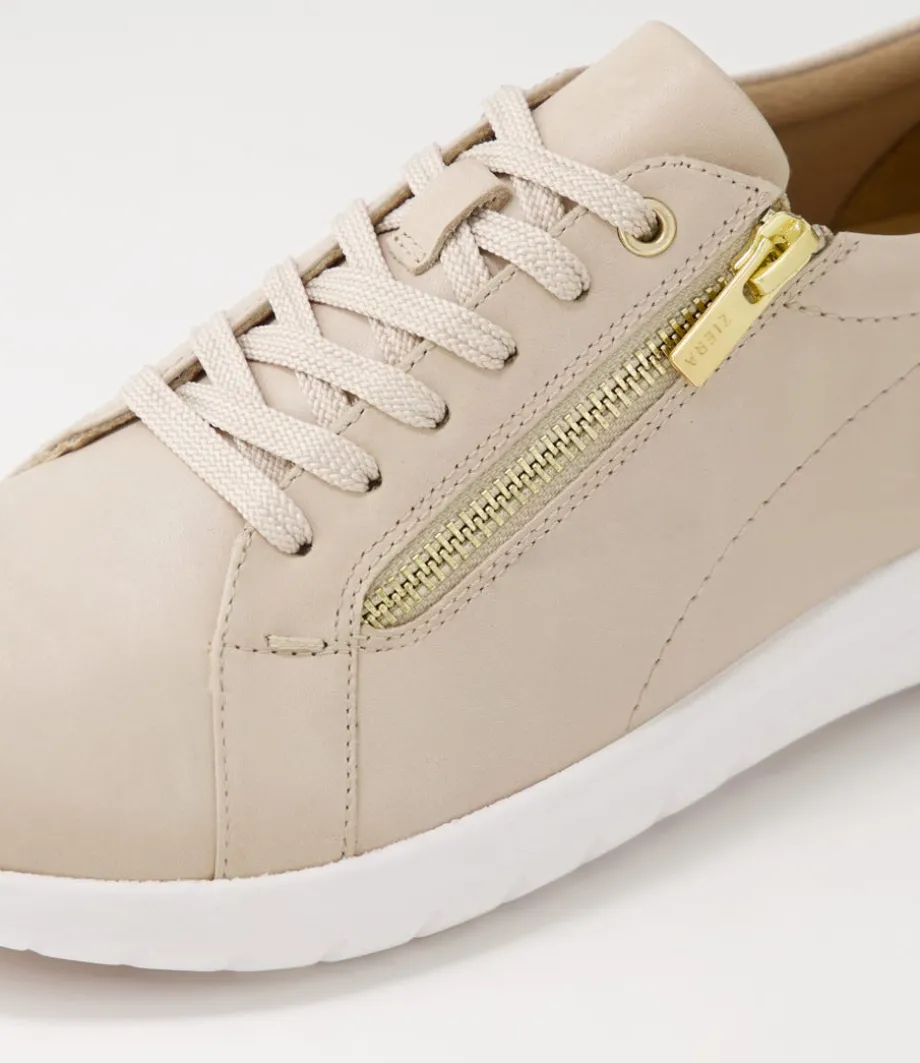 Solar Xf Almond Leather Sneakers