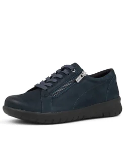 Solar Xf Navy Leather Sneakers Bs