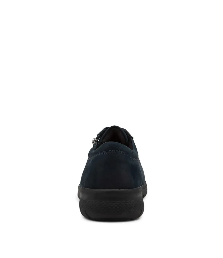 Solar Xf Navy Leather Sneakers Bs