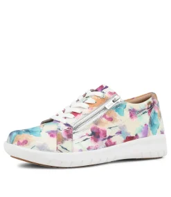 Solar Xf Pansy Floral Leather Sneakers