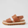 Soner Tan Leather Sandals