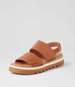 Soner Tan Leather Sandals