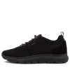 Spherica Black Fabric Sneakers