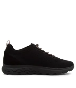 Spherica Black Fabric Sneakers