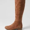 Strath Light Choc Suede Knee High Boots