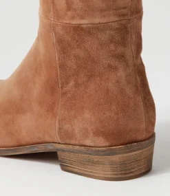 Strath Light Choc Suede Knee High Boots