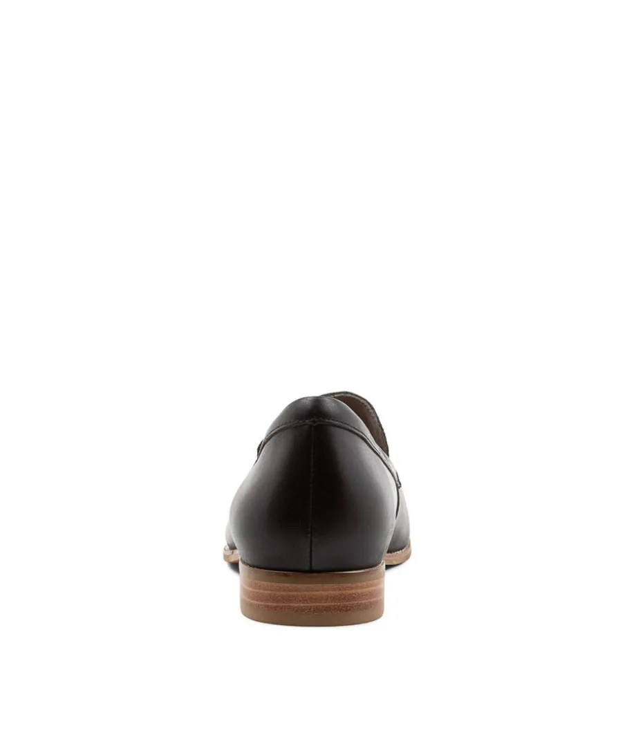 Taded Xf Black Leather Loafers