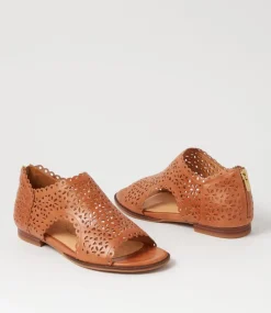 Talexys W Tan Leather Sandals