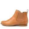 Talia Xf Tan Leather Ankle Boots