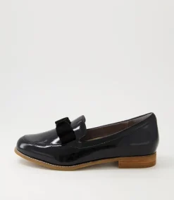 Talise Xf Black Patent Suede Loafers