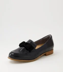 Talise Xf Black Patent Suede Loafers
