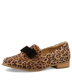 Talise Xf Leopard Black Suede Loafers