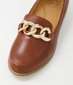 Tamest Xf Cognac Leather Flat Shoes